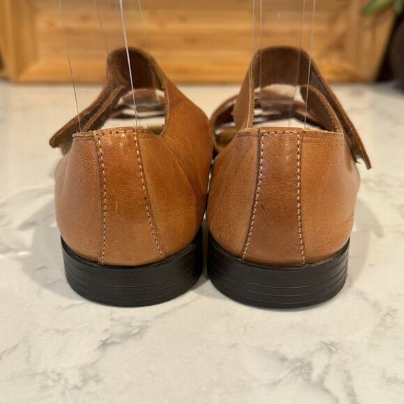 Cabin Creek leather sandals beach cabin lake summer bohemian coastal size 7 - Picture 5 of 8